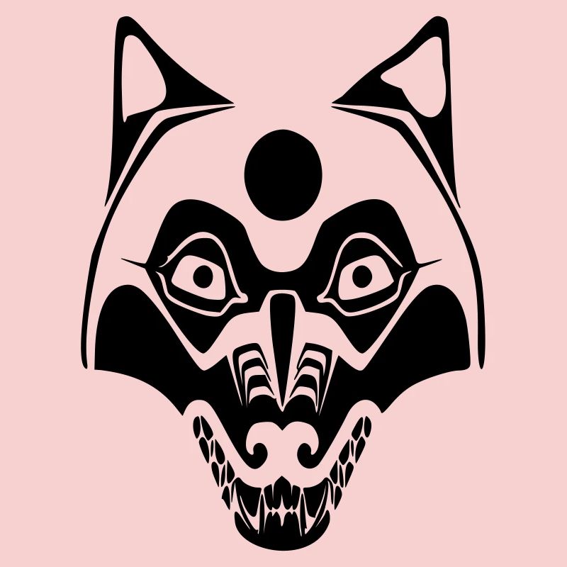 wolf - mask-moon