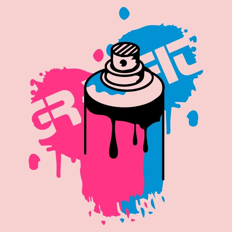 spray can Graffiti Style