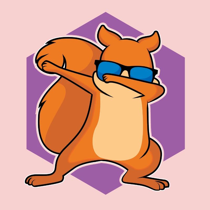 Dabbing Squirrel - Design