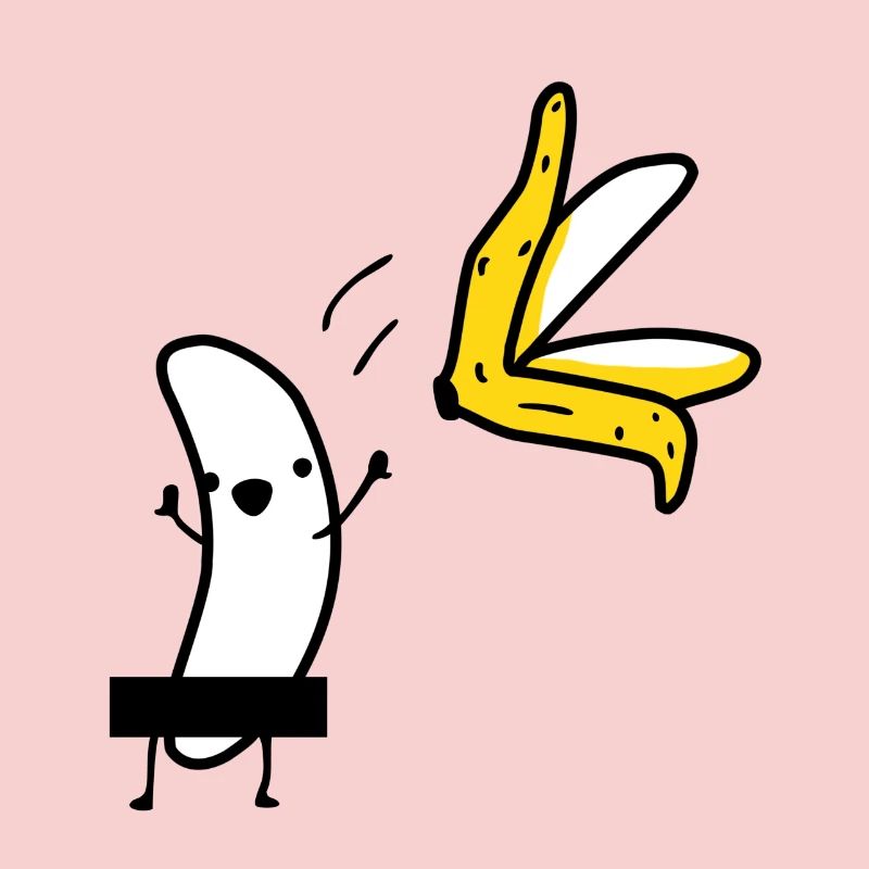 Striptease banana