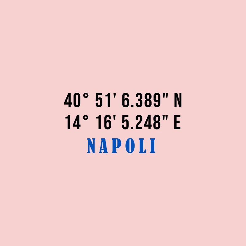 Napoli Coordinates Design - Minimalist