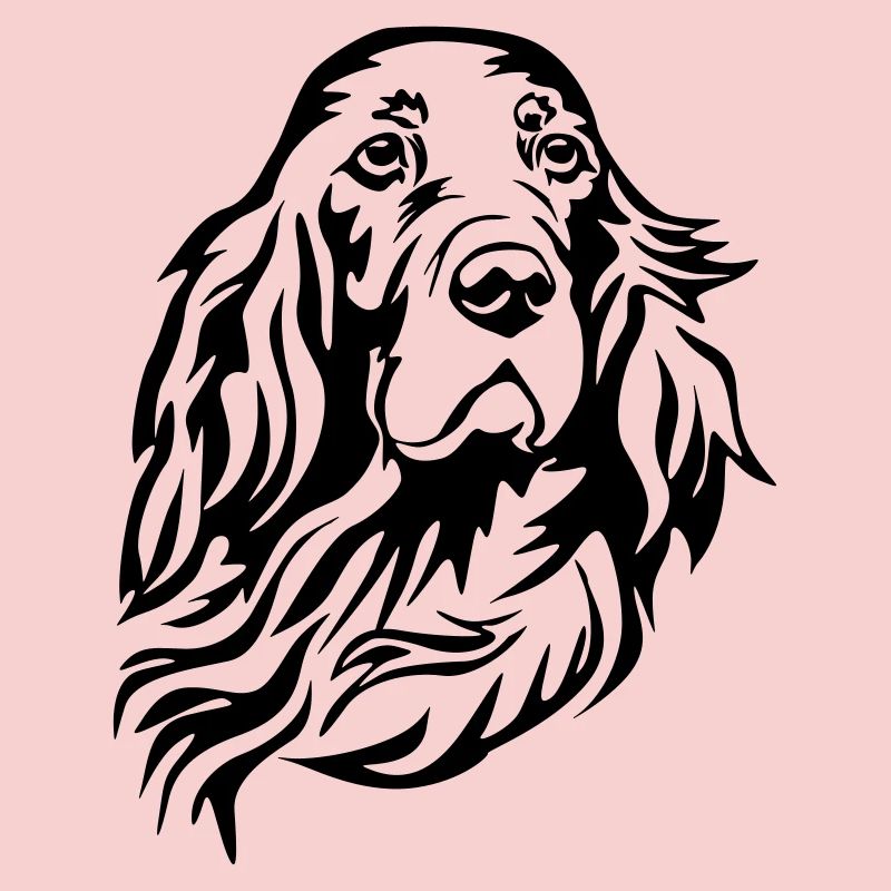 Irish Setter Kopf