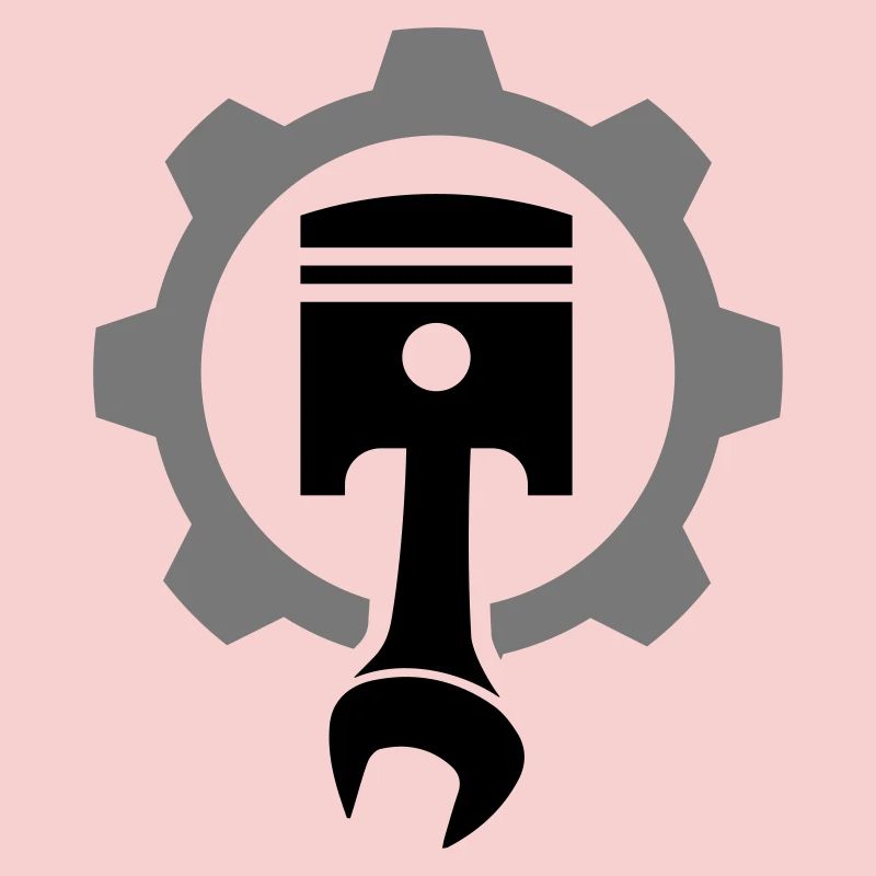 Engine, piston, gear