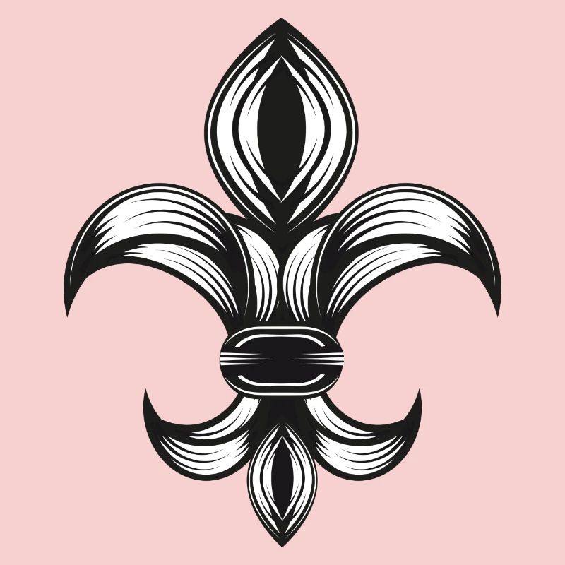 stylized iris - Fleur-de-Lys