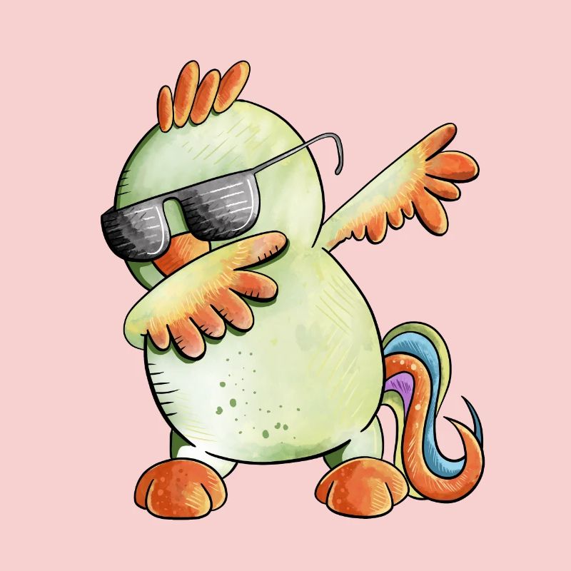 Dab Dance Hahn I Dabbendes Huhn