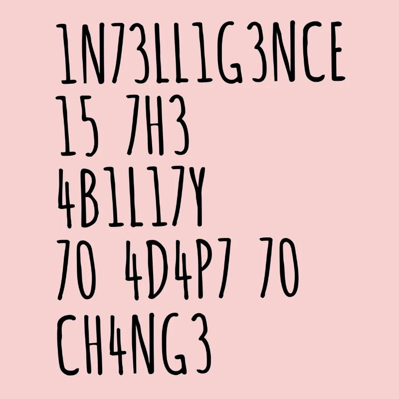 Intelligence drôle de dicton