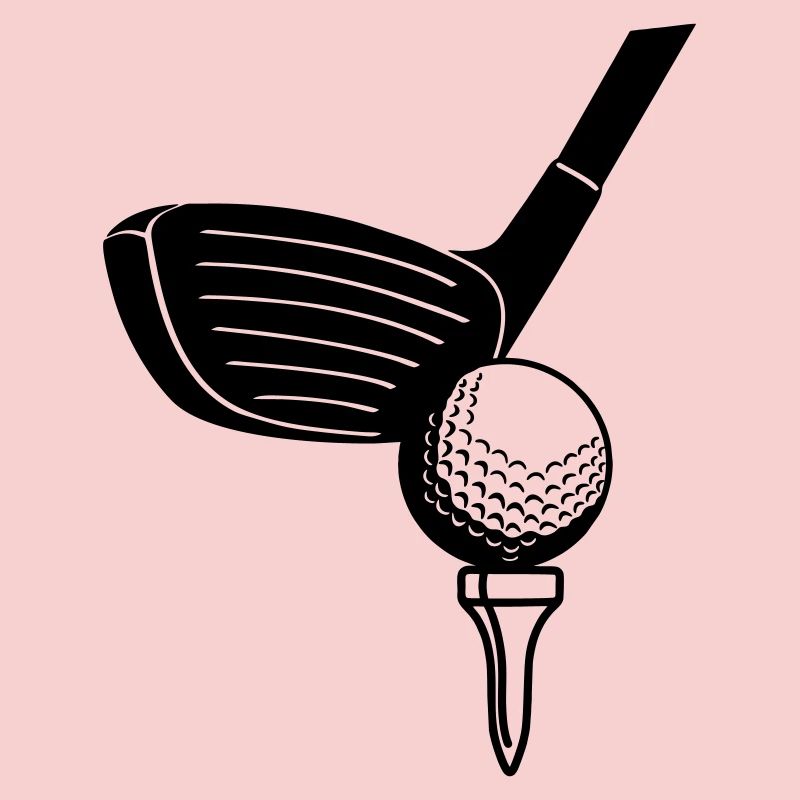 Balle de golf et sticlk