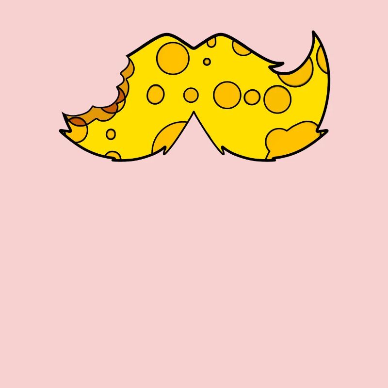 Käse Schnurrbart Bart