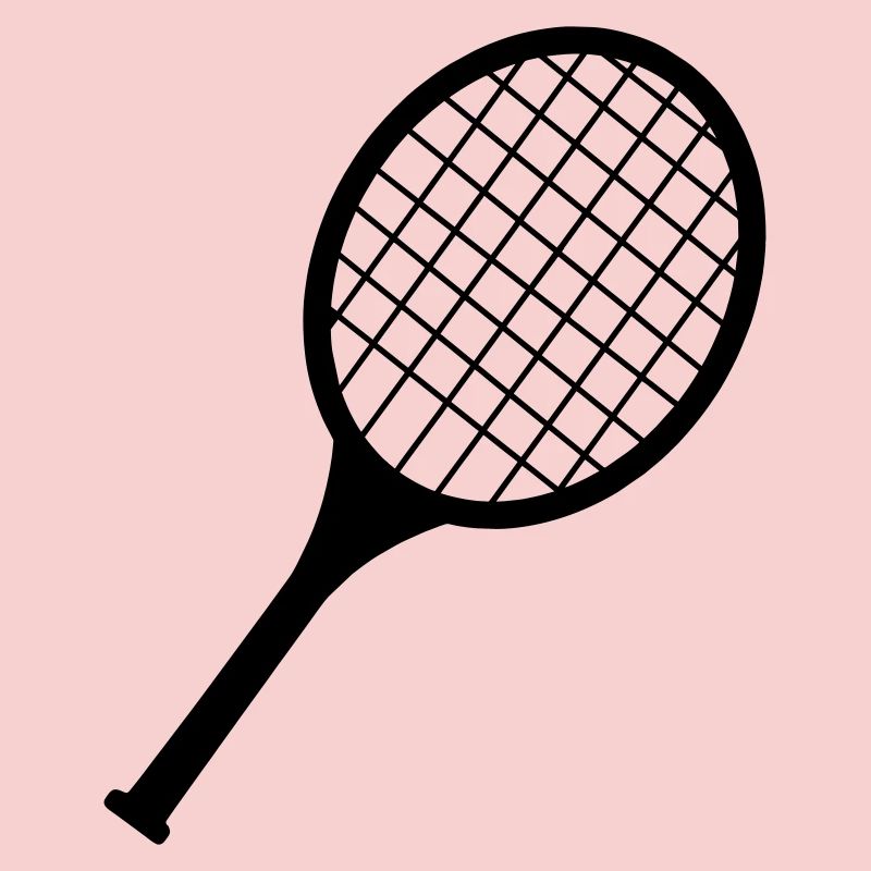 Badmintonschläger-Logo