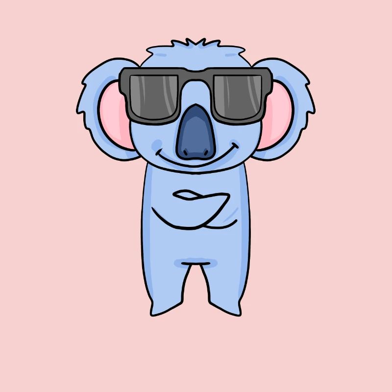 Koala with sunglasses