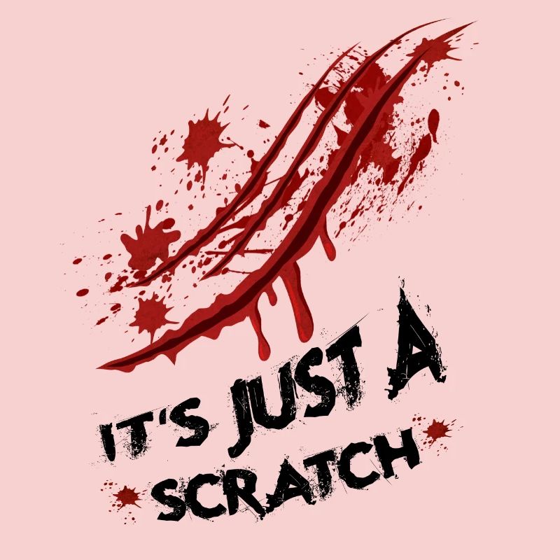 Nur ein Kratzer - Just a scratch