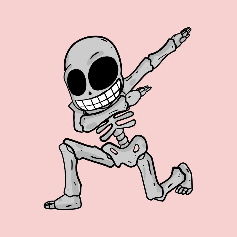 Skeleton dabbing