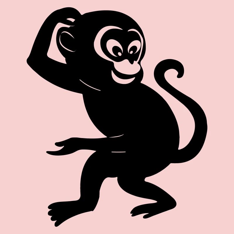 Monkey shadow figure