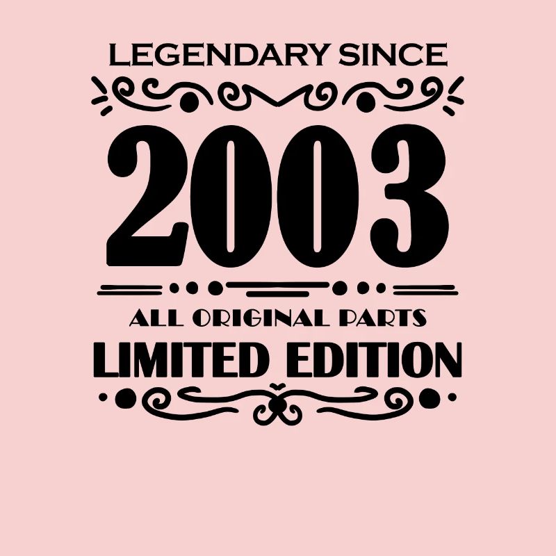 2003 - Né 2003 - Année de construction 2003