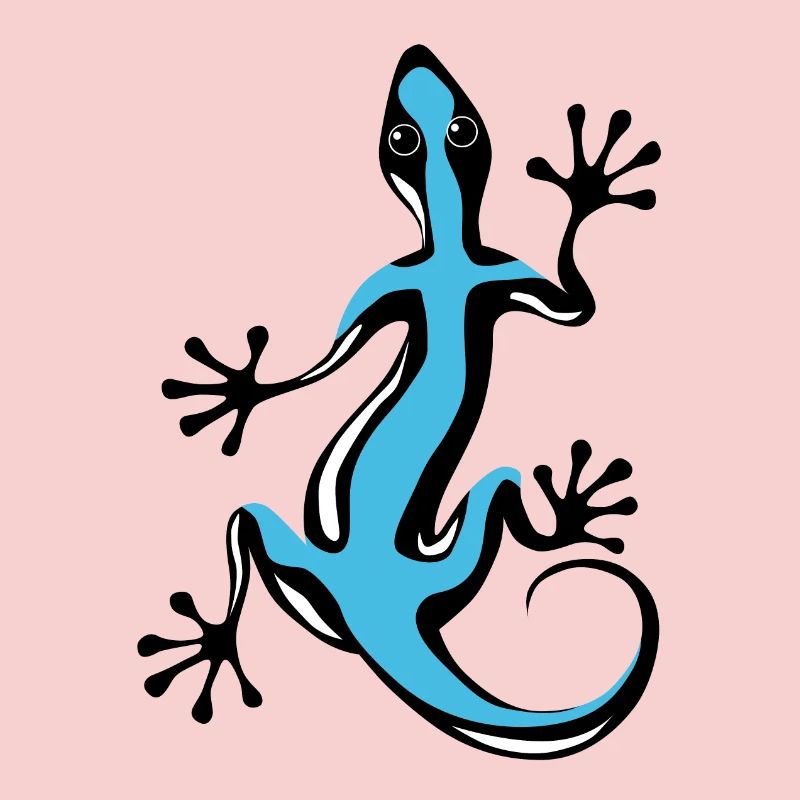 Blauer Gecko