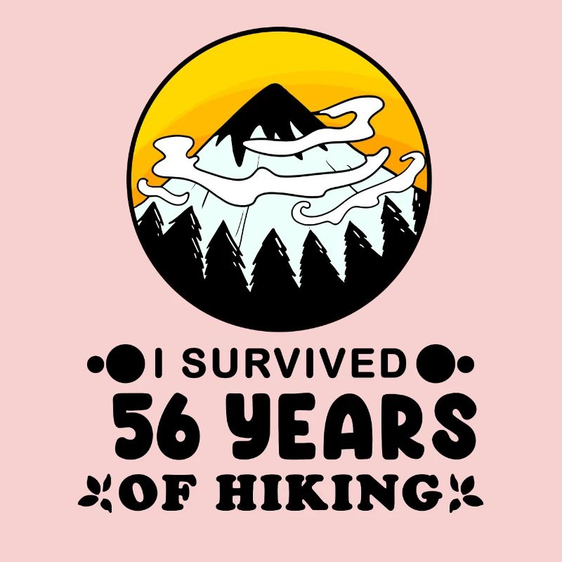 Mountain Wanderer 56th Birthday 56 years old Gift