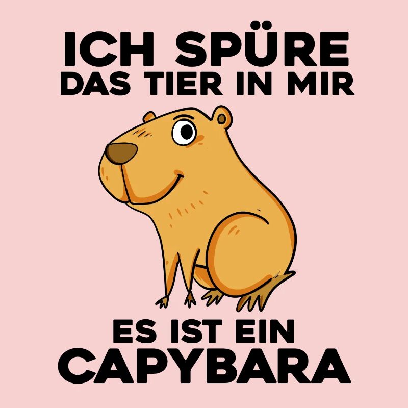 Capybara Wasserschwein Spruch Geschenk