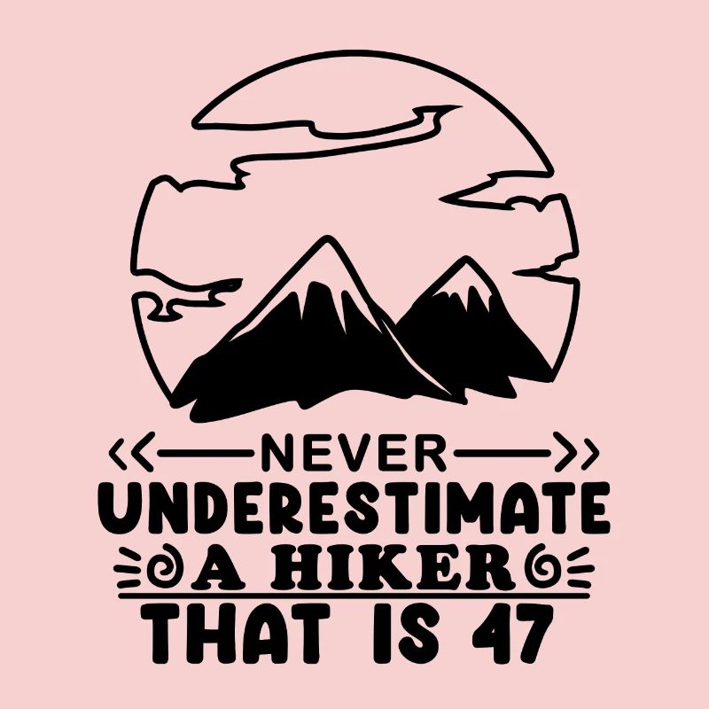 Berg Wanderer 47. Geburtstag