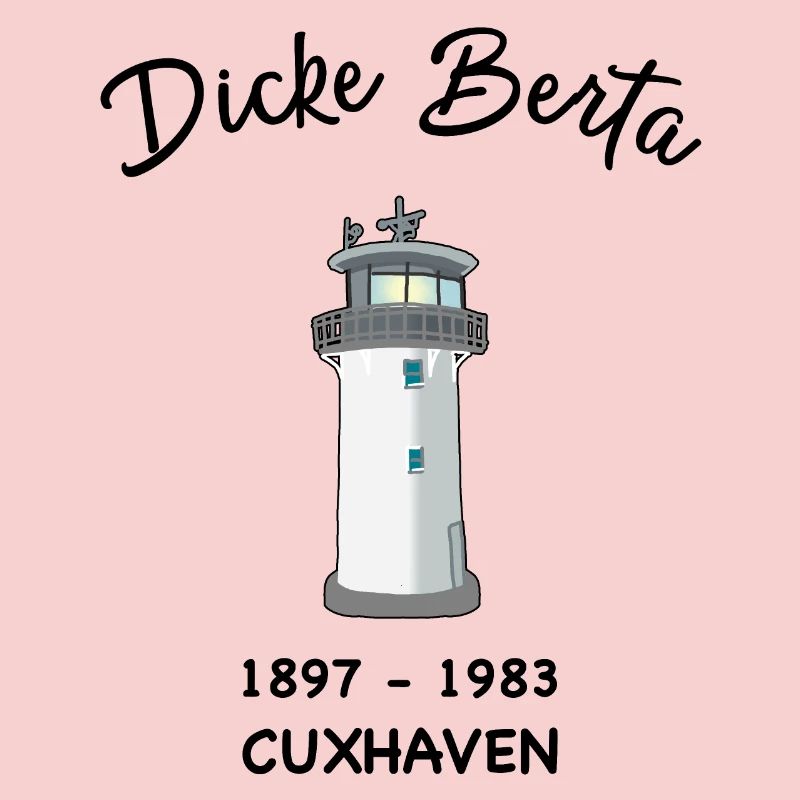 lighthouse Dicke Berta, Cuxhaven, harbour