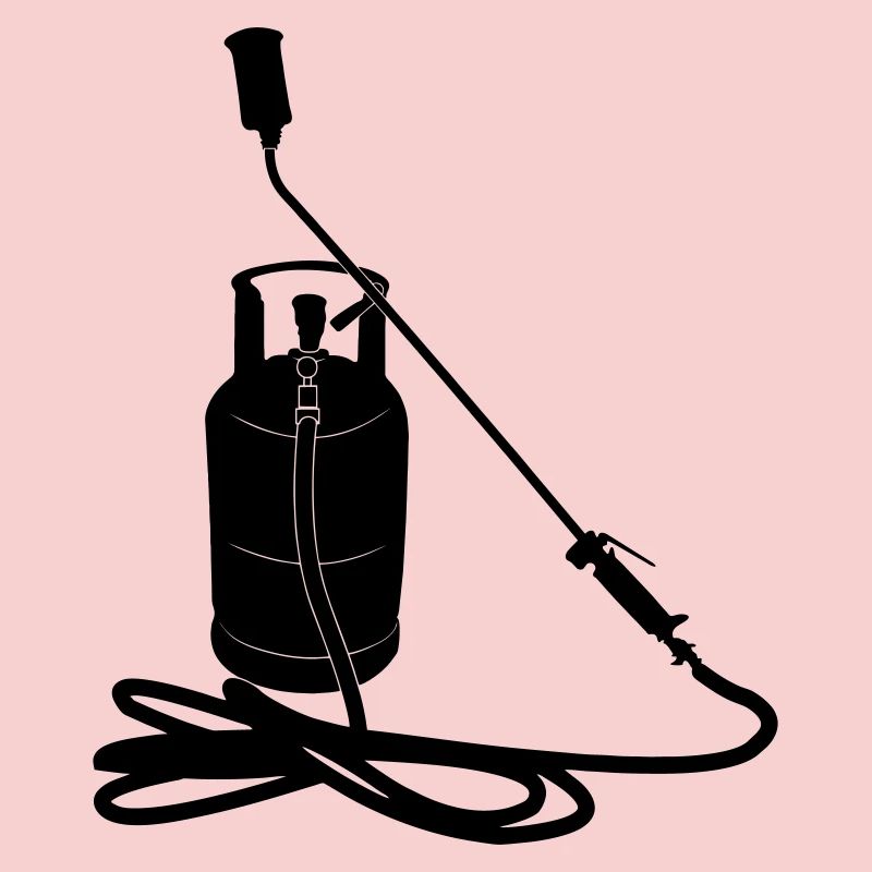 Gas burner shadow image