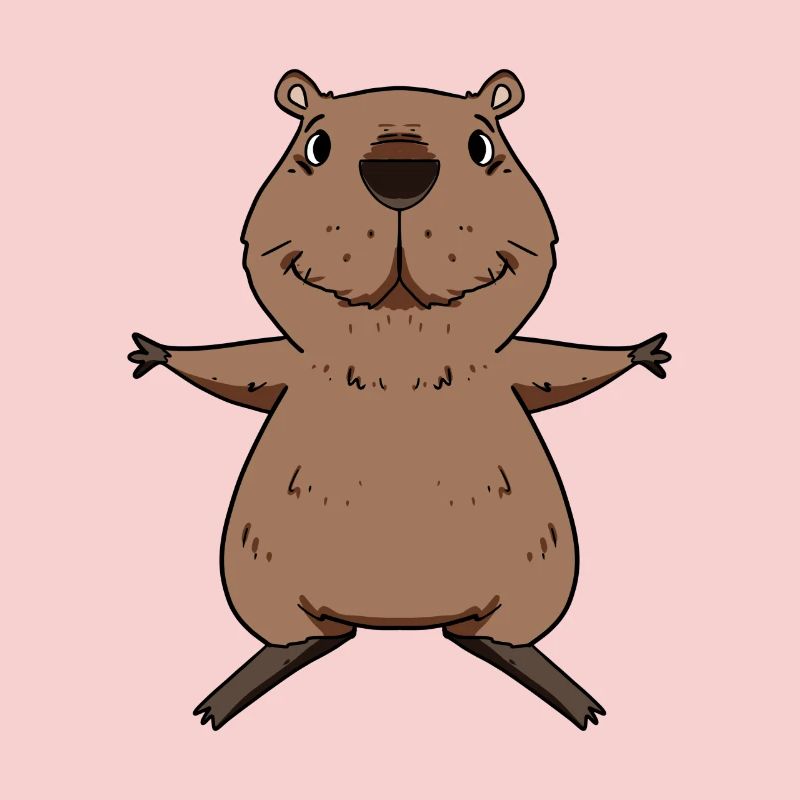 Motif Capybara capybara