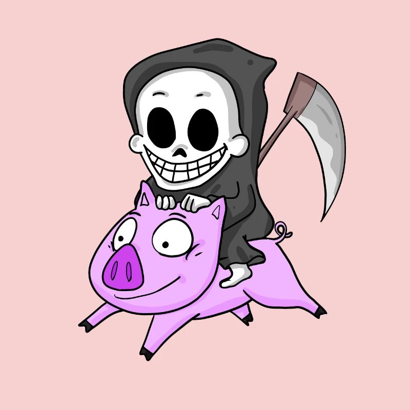 Grim Reaper Pig