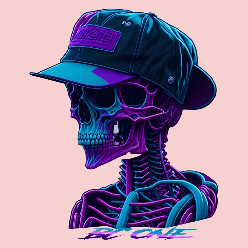 Skeleton with cap