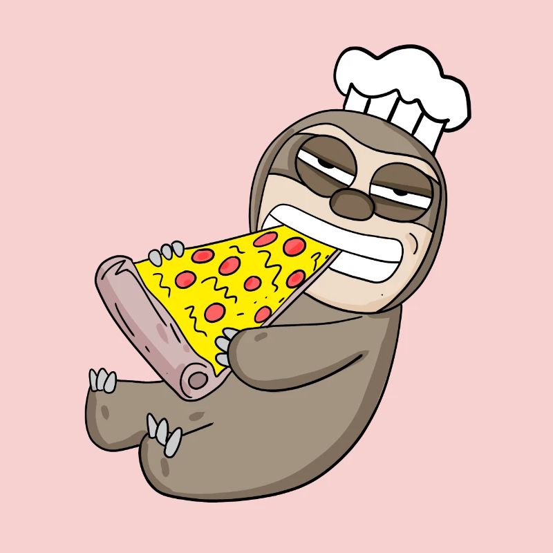 Gourmet Sloth Pizza
