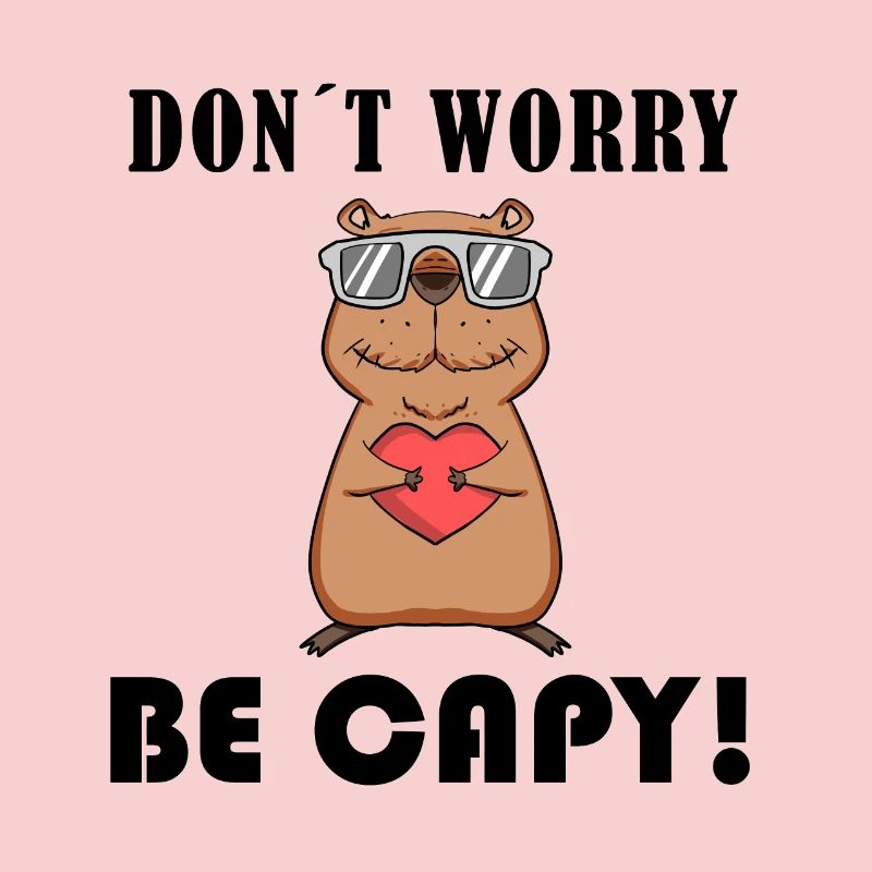 Capybara Wasserschwein Geschenk