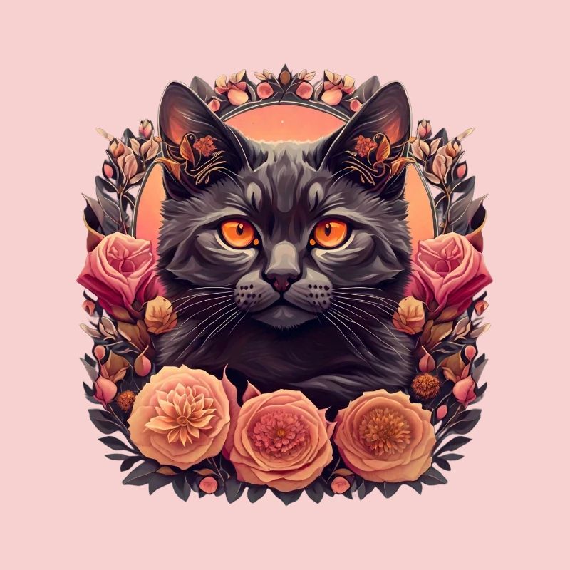 Chat floral