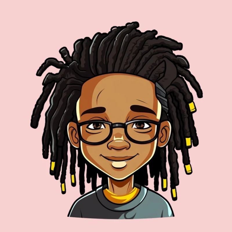 Des dreadlocks avec un visage amical