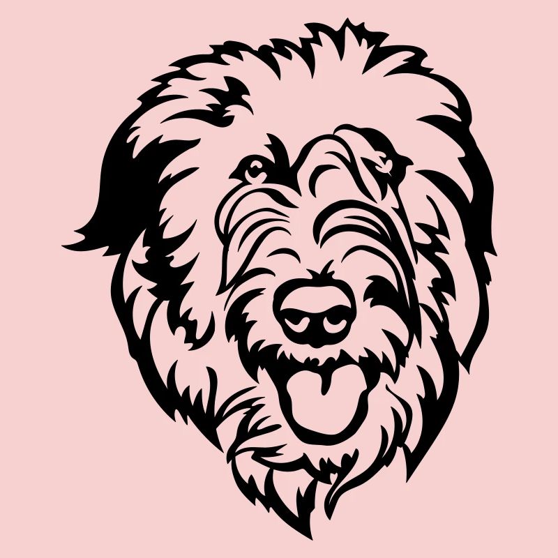 Irish Wolfhound Kopf