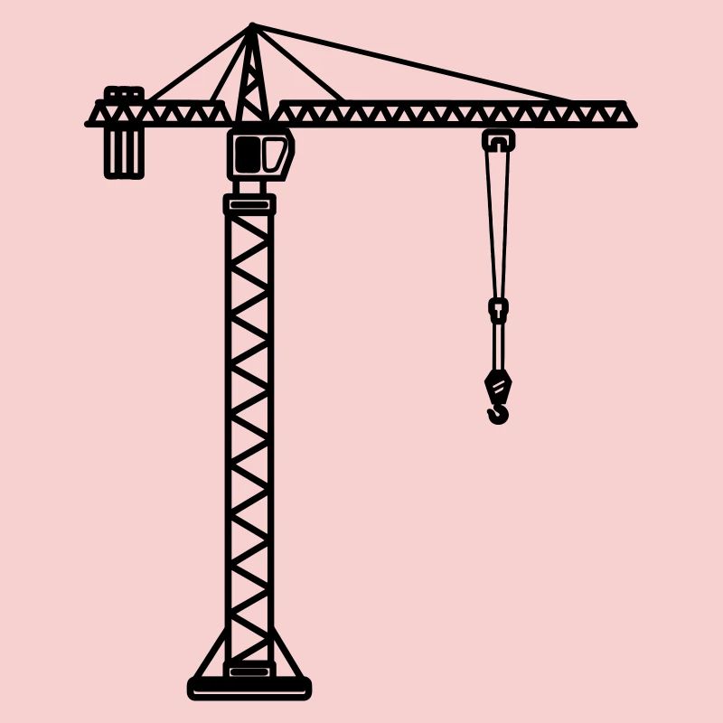 Construction crane for crane operator
