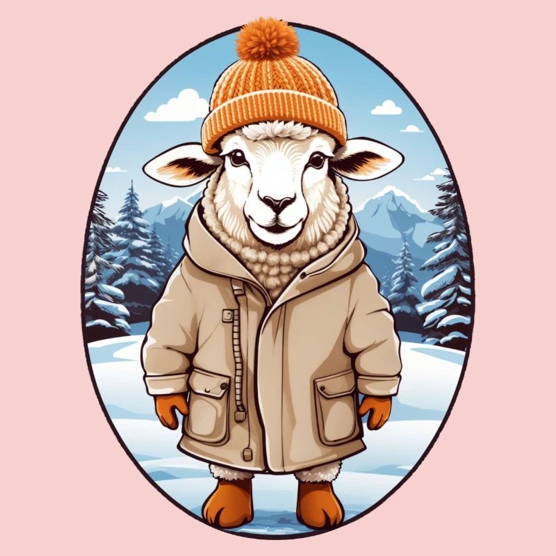 Sheep cuddly sweet