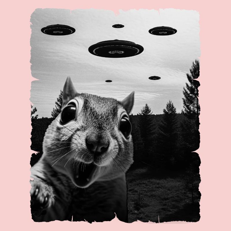 Eichhörnchen Auserirdisch Invasion Uap Weirdcore