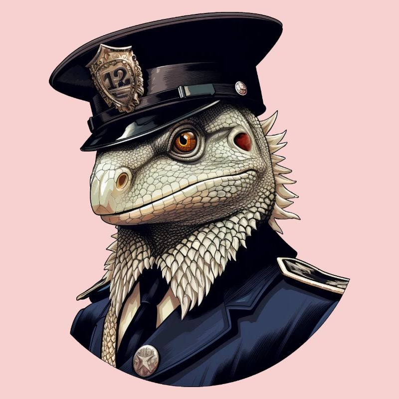 Polizei Eidechsen