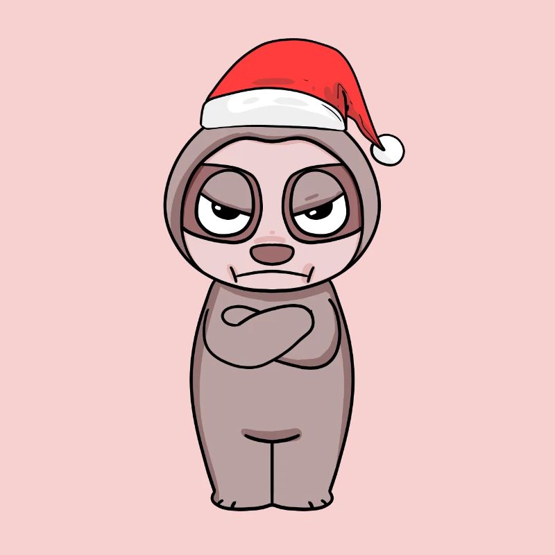 Faultier Weihnachten