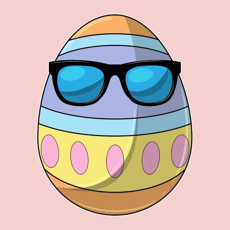 Lunettes de soleil de Pâques Easter Egg