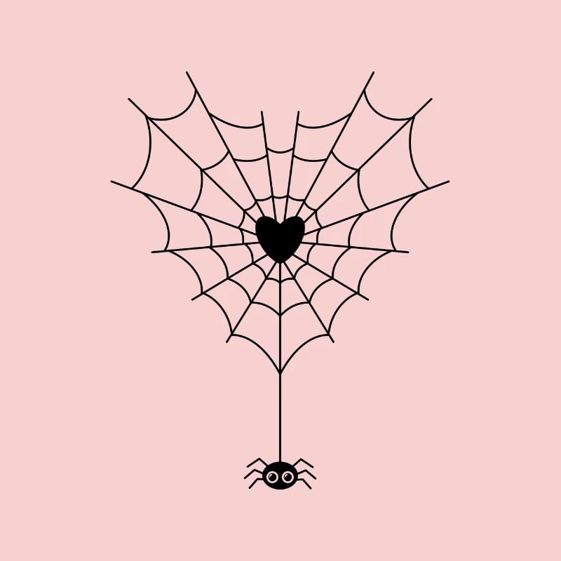 Spider in spider web