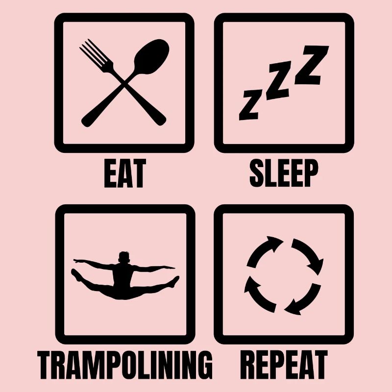 Eating, sleeping, repeating trampoline