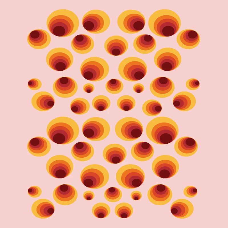 50 ' s 60 ' s Polka Dot Circle Style Pattern