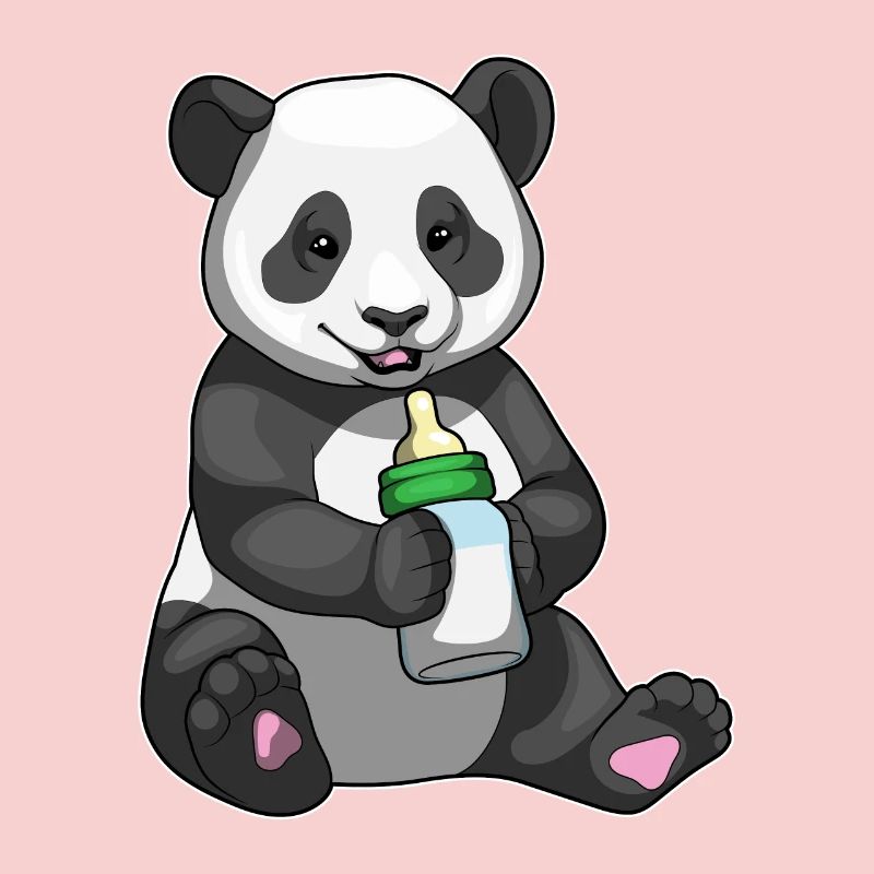 Panda Biberon de lait pour bébé