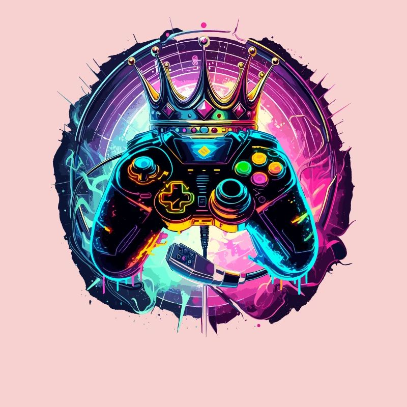 Gaming Controller with Headset and Crown