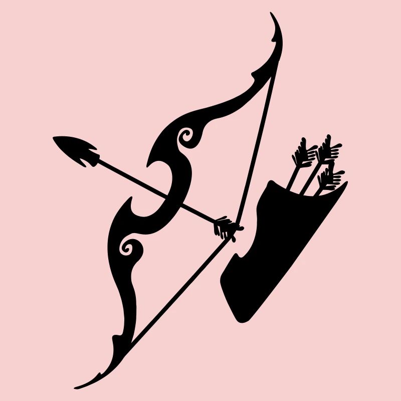 Sagittarius Bow with arrows