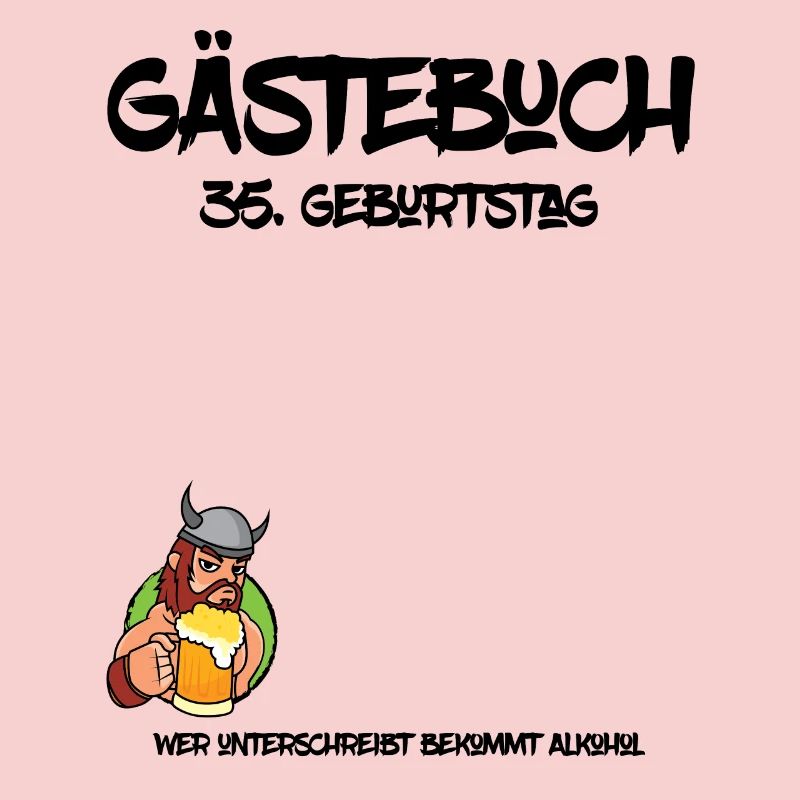35. Geburtstag | Gästebuch Design