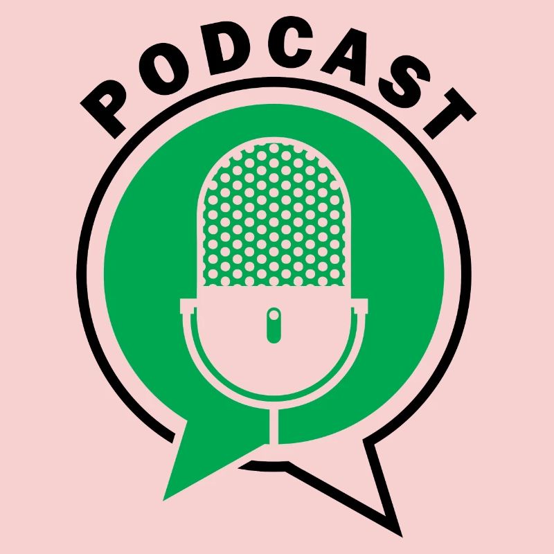 Podcast Microphone Speech Bubbles
