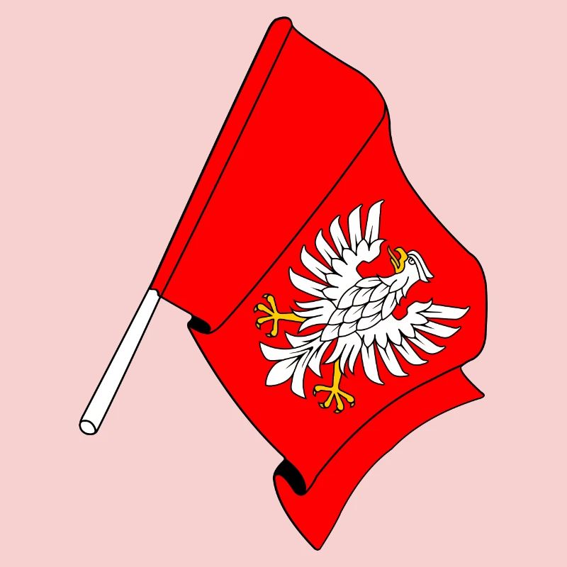 Drapeau : Mazovie, Pologne