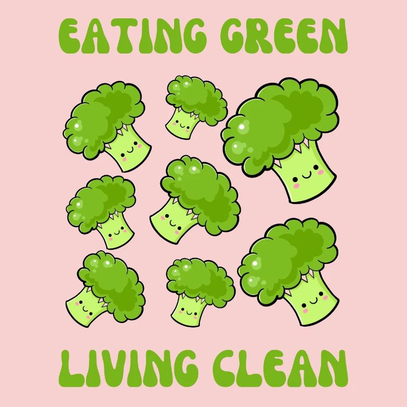 Végétarien, manger vert, vivre propre