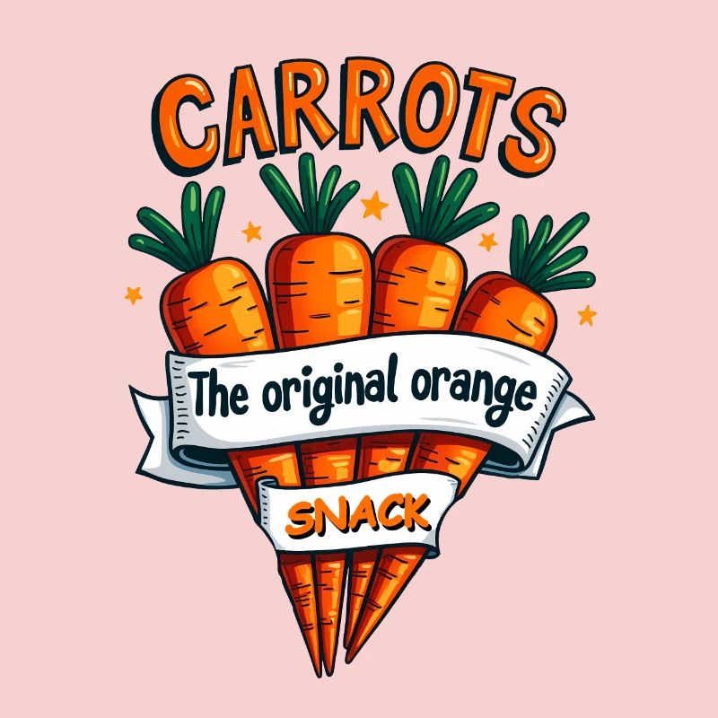 CAROTTES L’ORIGINAL SNACK À L’ORANGE, DRÔLE DE VÉGÉTALIEN