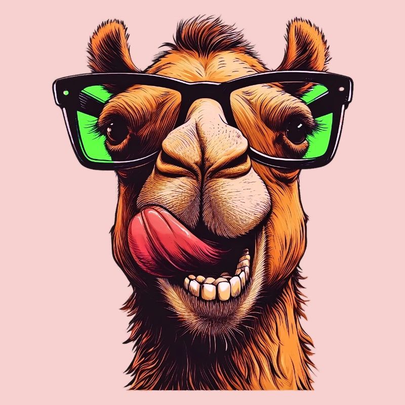 Camel with Sunglasses